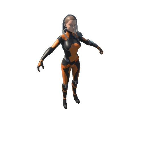 SciFi Female Orange